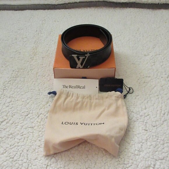 Louis Vuitton 2020 Damier Graphite Pattern Belt Kit Size: M - Picture 7 of 12